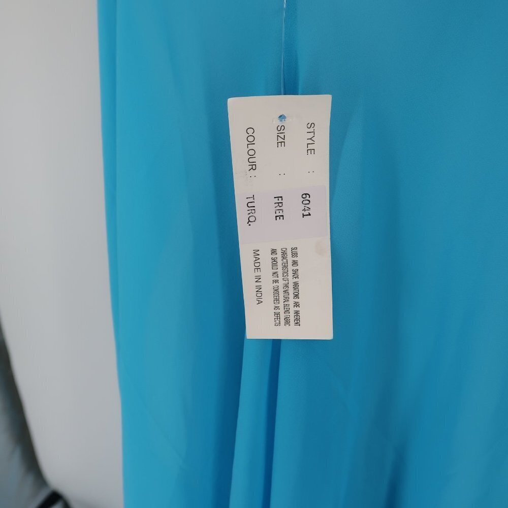 Zury Women's Blue Beach Coverup Size One Size Fits up to an XL NWT - Picture 6 of 11